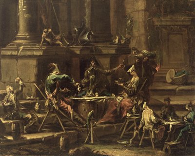 Gipsy Repast by Alessandro Magnasco
